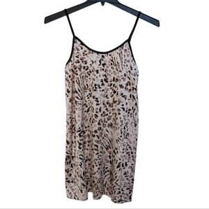 Cozy Roxy Nightgown or Slip In Cheetah Print M